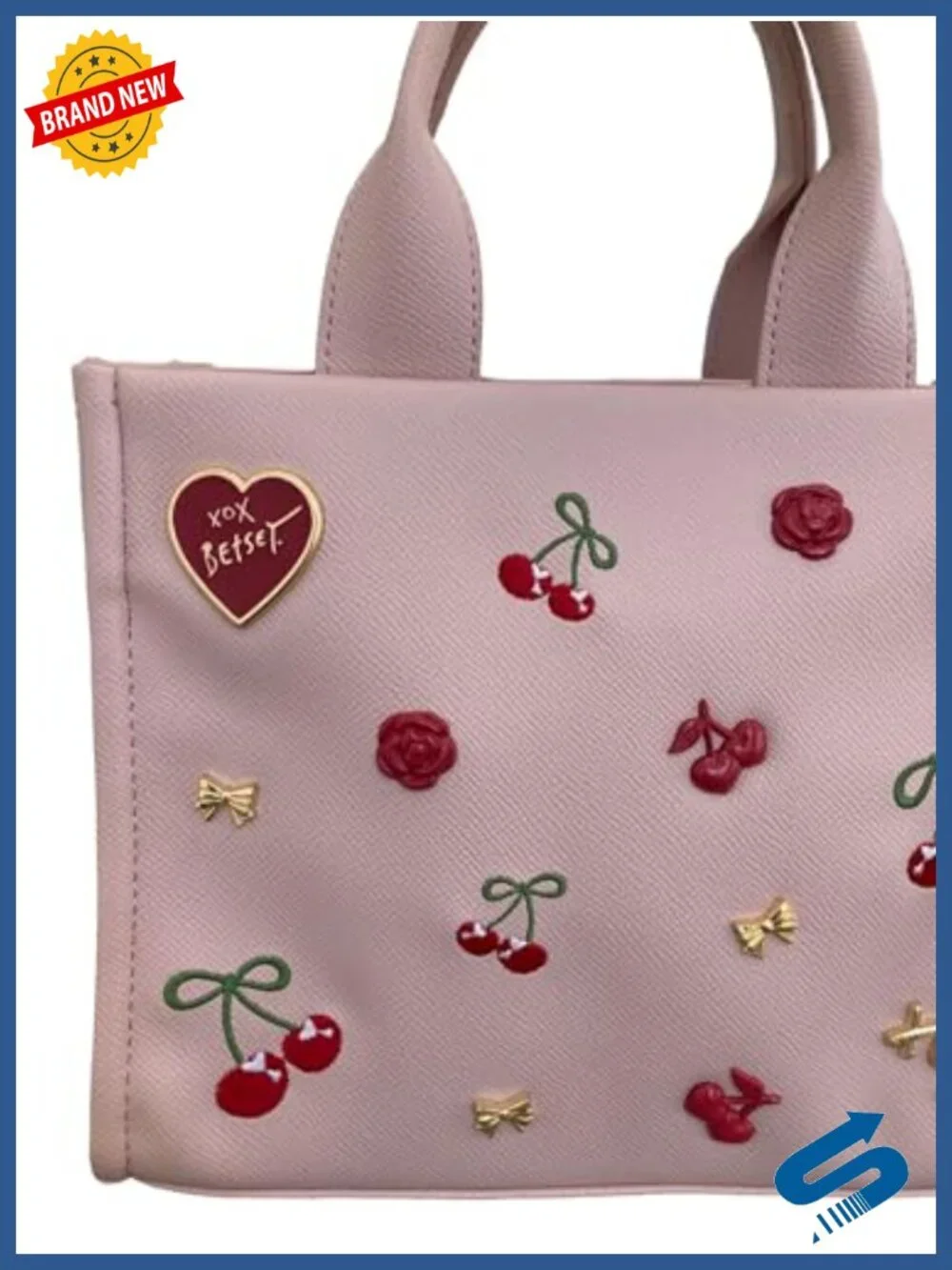 Faux Leather Dual Compartment Crossbody Bag with Detachable Charm and